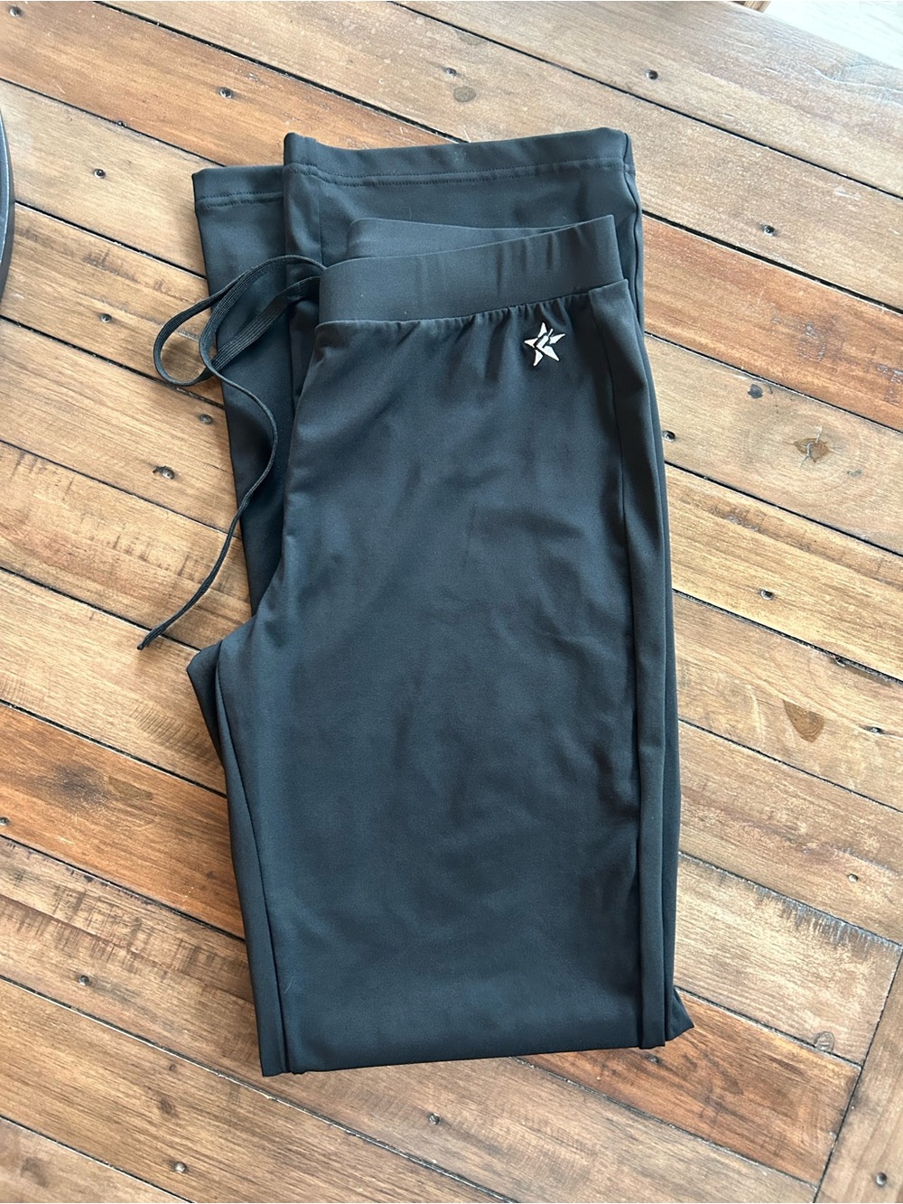 Rebel Athletic Cheer Black Pull On Pants Adult M